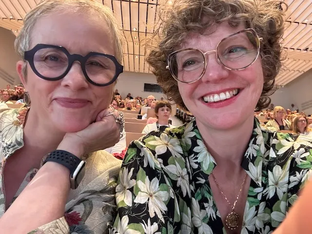 selfie image of annette markham and jill walker 